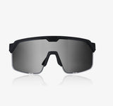 Chamelo Shield Slider/Automatic HVL Smart Sports Sunglasses - Smoke Mirror / Matte Black Frame
