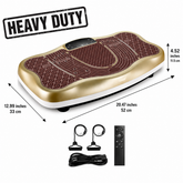 Black Bull Full Body Vibration Platform Crazy Fit Massage Exercise Machine, 150 kg Capacity