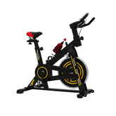 Black Bull Steel Sports Fitness Pedal Bike with Direct-contact Resistance Aerobic Exercise Equipment, Yellow
