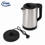 PURE Stainless Steel Electric Kettle with Auto Shut-Off – 2 L, 1500 W