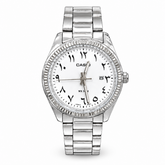Casio White Arabic Numeral Custom Ladies Watch LTP-1302-7B3