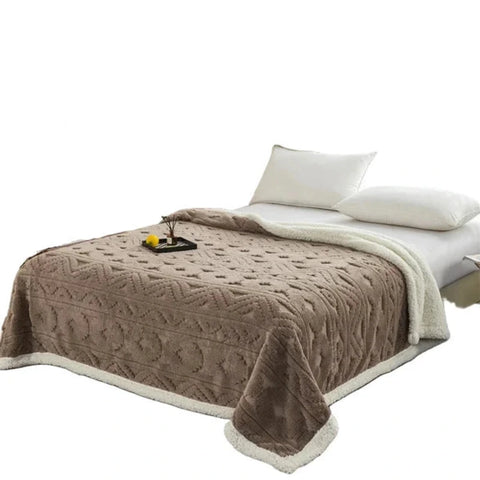 Warm Plush Solid Easy to Care For, Size 200X230 CM