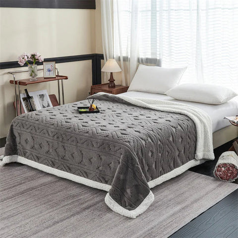 Warm Plush Solid Easy to Care For, Size 200X230 CM