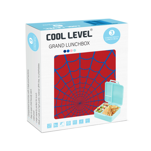 Cool Level, Divided Healthy Food Container – Spider-Man