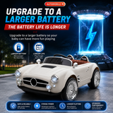 Premium 12V RC Kids Electric Ride-On Retro Car with Parent Remote Control, Music System, LED Lights, Soft Start, USB/AUX, Rechargeable Battery, 30Kg Load Capacity for Ages 3–8