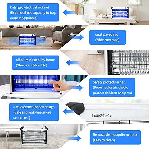 Double Tube UV Electric Mosquito Killer - 12W