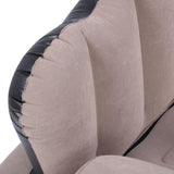 Inflatable Pull-Out Sofa Bed with Ergonomic Backrest, Footrest & Pillow