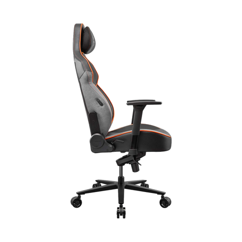 Cougar Chair NXSYS Aero, Adjustable 3D armrest, Breathable PVC leather, 200mm ARGB Fan - Black / Orange
