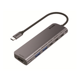 D-Link USB hub with multiple ports on a white background