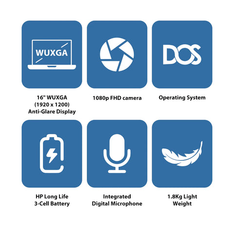 HP ProBook 460 G11 - 16" WUXGA / Ultra 7 155U / 8GB / 512GB (NVMe M.2 SSD) / DOS (Without OS) / 1YW / Pike silver - Laptop