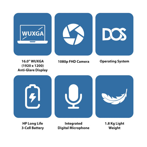HP ProBook 460 G11 - 16" WUXGA / Ultra 5 125U / 8GB / 512GB (NVMe M.2 SSD) / DOS (Without OS) / 1YW / Pike silver - Laptop