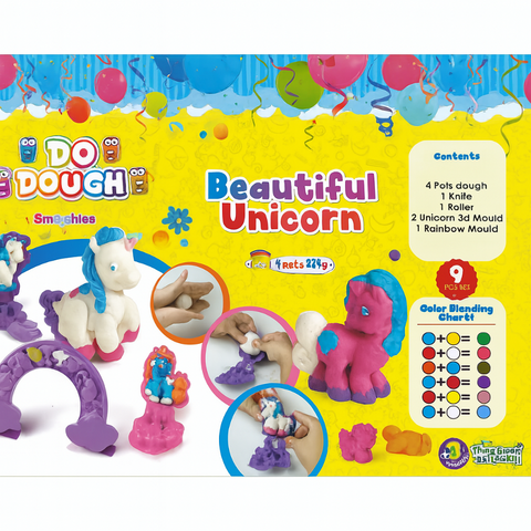 DO DOUGH Unicorn 9-Pcs Set