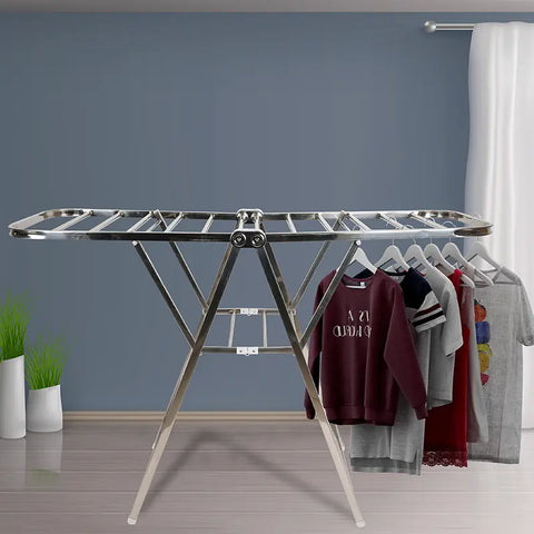 Heavy Duty Foldable Cloth Hanger Stainless Steel