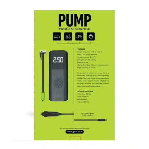 Goui Pump Portable Air Compressor - Black
