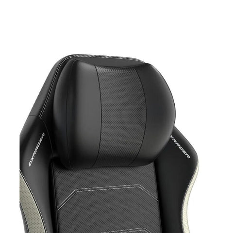 DXRacer Master XL Series Gaming Chair with 4D Lumbar Support & Adjustable Backrest - Black/White