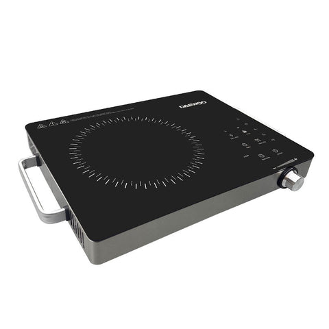 Daewoo 2000W Electric Single Infrared Cooker – Black