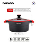 Daewoo 28 cm Pot X Series - Red/Black