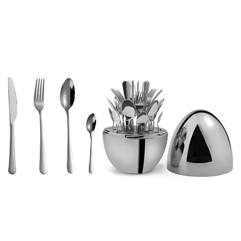 Luxury 24 pcs set with Shaped Egg in color box Gold & silver