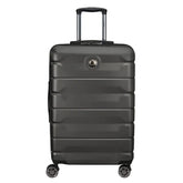 Delsey Air Armour 68Cm 4 Double Wheel Exp Check Introlley Case - Black