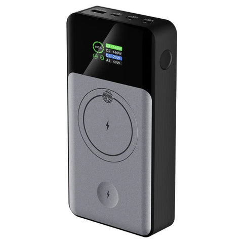 Engage, Power Bank (25000 mAh) – Dual Wireless Charging, 3 USB-C, 1 USB-A