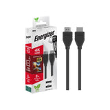 Buy Energizer Cable HDMI To HDMI 2 Meter - Black Online in Be3ah Kuwait