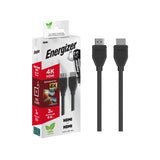 Buy Energizer Cable HDMI To HDMI 3 Meter - Black Online in Be3ah Kuwait