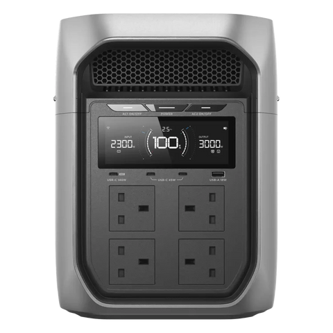EcoFlow DELTA 3 Max Plus Portable Power Station (2048Wh / 3000W) Surge 6000W