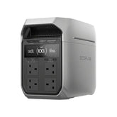 EcoFlow DELTA 3 Portable Power Station (1024Wh / 1800W, Surge 3600W)