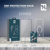 Elephant Horn, 3 IN 1 Protection Pack, iPhone 17 Series - Clear