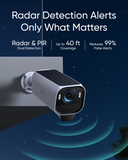 Eufy Cam S3 Pro, Add-On Camera – 4K, Radar + PIR Detection, SolarPlus 2.0, MaxColor Vision, IP67