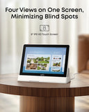 Eufy Smart Display E10 – 8" Touchscreen Security Monitor, Multi-Camera View, Local Playback