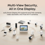 Eufy Smart Display E10 – 8" Touchscreen Security Monitor, Multi-Camera View, Local Playback