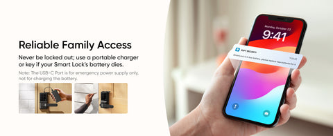 Eufy Smart Lock C33 – Fingerprint Door Lock with Wi-Fi Remote Access
