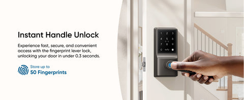 Eufy Smart Lock C33 – Fingerprint Door Lock with Wi-Fi Remote Access