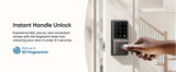 Eufy Smart Lock C33 – Fingerprint Door Lock with Wi-Fi Remote Access