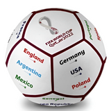 FIFA QC320050, Mini Football, Circumference 45.5-47 cm - Burgundy (Inflated In Gift Box)