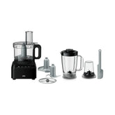 Braun 800Watts, Food Processor, Black - FP3132-B