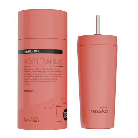 Fressko Venti Tumbler 600ml / 20oz - Ceramic - Denim