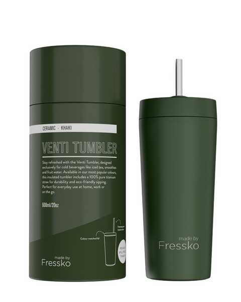 Fressko Venti Tumbler 600ml / 20oz - Ceramic - Denim