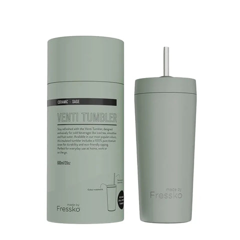 Fressko Venti Tumbler 600ml / 20oz - Ceramic - Denim