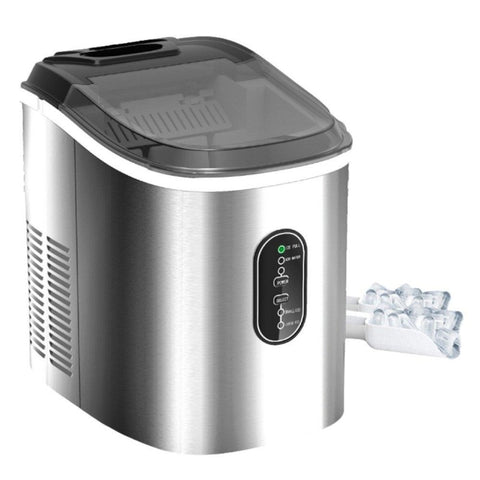 Frigidaire 15KG Ice Maker, Portable Countertop Ice Machine - Stainless Steel (FDIM-07)
