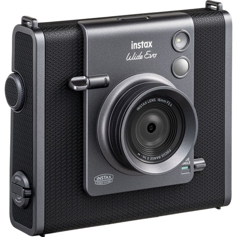 Fujifilm Instax Wide Evo Hybrid Instant Film Camera - Black