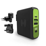 Goui Chargeur Sans Fil +Powerbank Mbala – 8000 mAh Qi + Chargeur mural