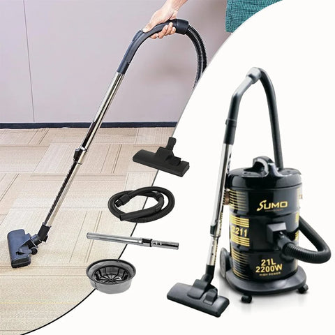 سومو، مكنسة كهربائية 2200 واط بسعة 21 لتر مع وظيفة النفخ (SVC-2211)