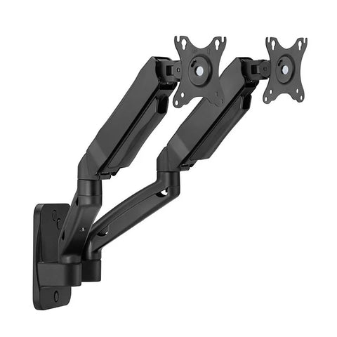 جيم أون GO-5008 ذراع مزدوج للشاشات يُثبت على الحائط - متوافق مع شاشات مقاس 17"-32"