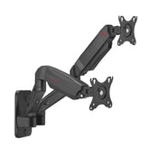 جيم أون GO-5008 ذراع مزدوج للشاشات يُثبت على الحائط - متوافق مع شاشات مقاس 17"-32"