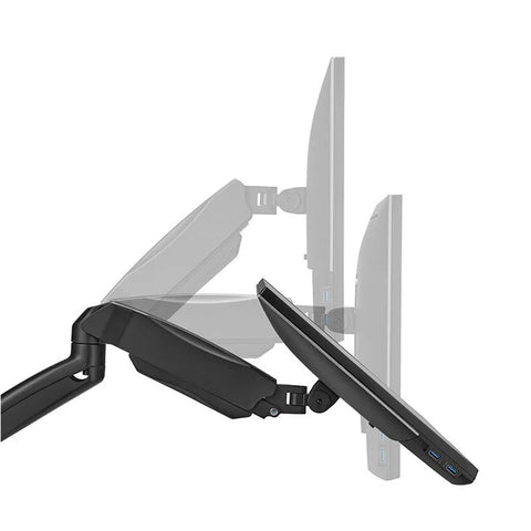 جيم أون GO-5008 ذراع مزدوج للشاشات يُثبت على الحائط - متوافق مع شاشات مقاس 17"-32"