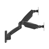 جيم أون GO-5008 ذراع مزدوج للشاشات يُثبت على الحائط - متوافق مع شاشات مقاس 17"-32"