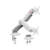 GAMEON GO-5450 Dual Monitor Arm For Gaming And Office Use - White