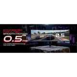 شاشة ألعاب جيم أون GOAC49DQHD120 من سلسلة Spectra Pro X مقاس 49 بوصة بدقة DQHD ومعدل تحديث 120Hz ومنحنية (تدعم PS5) - أبيض